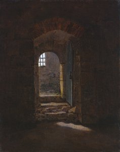 Ajtó Meisseniben, 1827 alkotó: Caspar David Friedrich