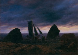 Horgászhajó a Balti-tengernél, kb. 1830 alkotó: Caspar David Friedrich