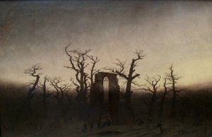 Német: Abtei im Eichwald Az apátság a tölgyerdőben alkotó: Caspar David Friedrich