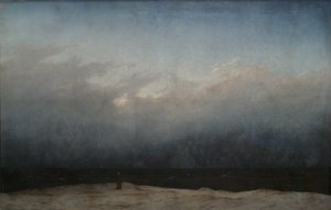 Német: Der Mönch am Meer A szerzetes a tengerparton alkotó: Caspar David Friedrich