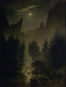 Német: Uttewalder Grund alkotó: Caspar David Friedrich
