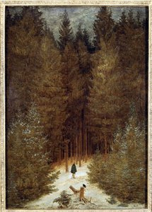 Vadász az erdőben alkotó: Caspar David Friedrich