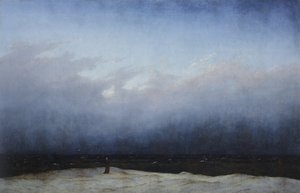 Szerzetes a tengerparton alkotó: Caspar David Friedrich