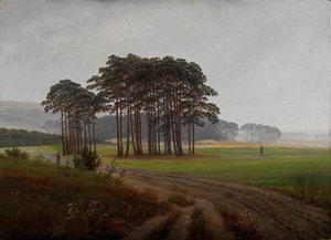 ""Moments de la journee : le midi"" (A napszakok: a déli nap) Peinture de Caspar David Friedrich (1774-1840) 1821-1822 - Olaj, vászon Mérete 22x30 cm Niedersaechsisches Landesmuseum, Hannover alkotó: Caspar David Friedrich