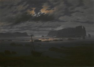 Északi-tenger holdfényben, c. 1823 alkotó: Caspar David Friedrich