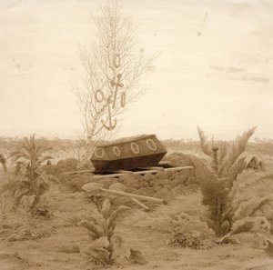 Koporsó egy friss síron alkotó: Caspar David Friedrich