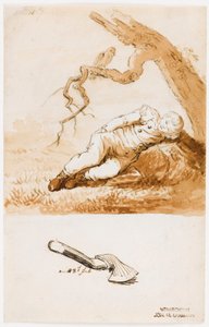 Sleeping Boy alkotó: Caspar David Friedrich
