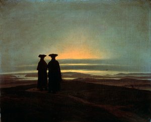 Sunset Brothers, 1830 és 1835 között. alkotó: Caspar David Friedrich