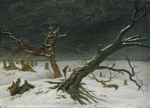 Téli táj alkotó: Caspar David Friedrich