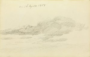 Felhő tanulmány alkotó: Caspar David Friedrich