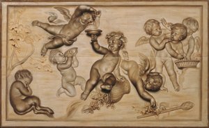 Kinderbacchanal alkotó: Caspar Franz Sambach