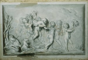 Kinderbacchanal alkotó: Caspar Franz Sambach