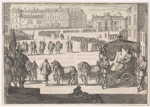Krisztina, Svéd királynő beiktatása Stockholmban, 1650