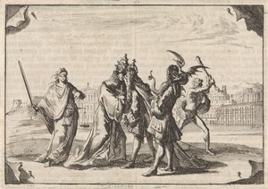 Rajzfilm XIV. Lajos és XI. Innocent pápa csatájáról, 1687