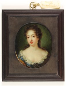 Mária II (akvarell pergamenre) alkotó: Caspar Netscher
