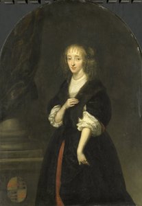 Jacoba Bicker (1640-95), Pieter de Graeff feleségének portréja alkotó: Caspar Netscher