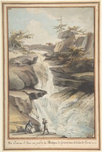 Egy híd az Aar-on, a Grimsel lábánál, Bern kantonban, kb. 1775.