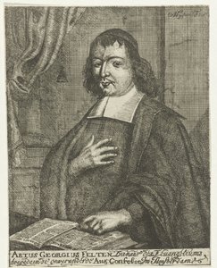 Artus Georg Velten portréja alkotó: Caspar van Huysum