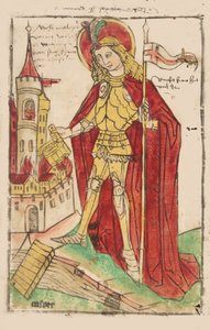 Szent Flórián, kb. 1460. alkotó: Casper