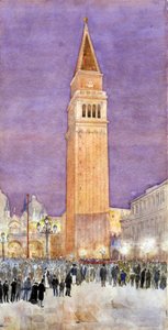 Harangtorony, Szent Márk tér, Velence, 1912.