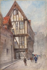 Régi ház Rouenben, 1932. alkotó: Cass Gilbert