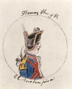 Henry V, 1790 körül (toll, tinta és WC papíron)