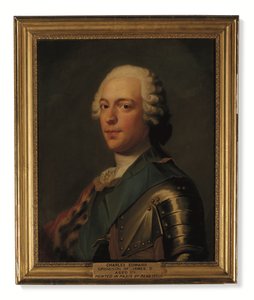 Charles Edward Stuart herceg, páncélban, a Harisnyakötő Rendjének kék pántjával (olaj, vászon) alkotó: Catherine (attr. to) Read