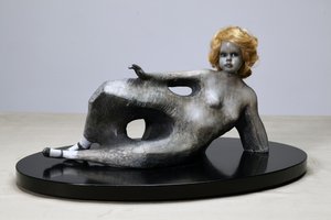 Északi táj, 2014 (patinázott bronz, műparóka)