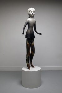 Twinkle, 2014 (olajfesték bronzra, festett bronz talapzattal)