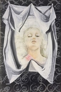Lara Veronica, 2014-16 (olaj, vászon) alkotó: Cathy Lomax