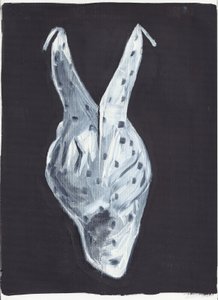 Roslyn, hátul, 2012 (olaj és akril, papír)