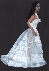 Susannah, 2011 (olaj, papír) alkotó: Cathy Lomax