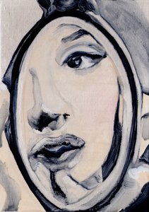 Cím nélkül, 2016 (olaj és akril, papír)