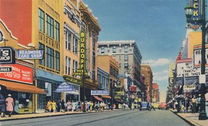 Fourth Ave., Északra nézve, 1942