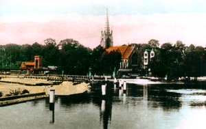 A Temze Marlow-ban, Buckinghamshire, 1926.