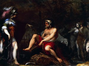 Erminia a pásztorok között, Francisco Montelatici, Cecco Bravo (1601-1661), olaj, vászon