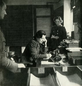 A Station Intelligence Room, 1943. alkotó: Cecil Beaton