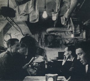 Funkcionális helykihasználás a büféfedélzeten, 1941