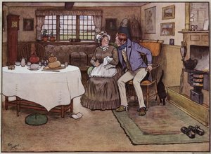 Illusztráció a Pickwick-papírokhoz, Cecil Aldintól alkotó: Cecil Charles Windsor Aldin