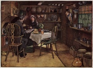 Illusztráció a Pickwick-papírokhoz, Cecil Aldintól alkotó: Cecil Charles Windsor Aldin