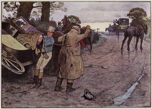 Illusztráció a Pickwick-papírokhoz, Cecil Aldintól alkotó: Cecil Charles Windsor Aldin