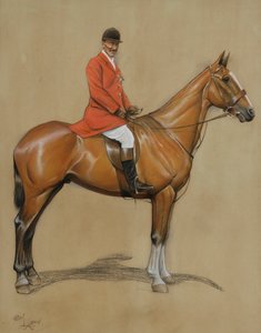 Önarckép (pasztell, papíron) alkotó: Cecil Charles Windsor Aldin