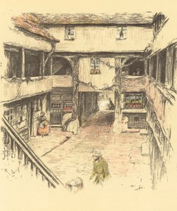 The New Inn, Gloucester alkotó: Cecil Charles Windsor Aldin