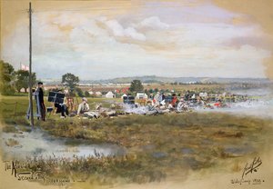 Albert – Második szakasz, 1000 yard, Bisley tábor, 1893 (wc és gouache papíron)