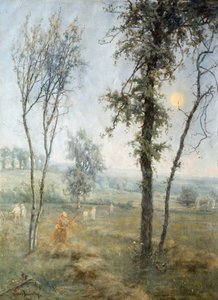 Szénavarrás Holdfényben, 1876.