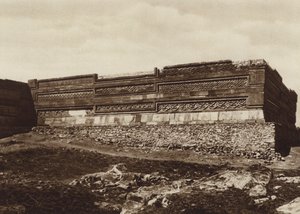 Mexikó: Mitla romjai, Oaxaca állam (f/w fotó)