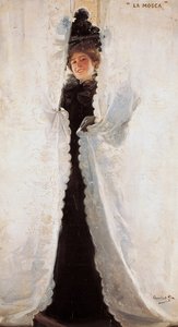 A Mosca. Cecilio Pla Gallardo (1860-1934) festménye, olaj, vászon, 1897 körül. Saint Pie Szépművészeti Múzeum. Valencia, Spanyolország. alkotó: Cecilio Pla Gallardo