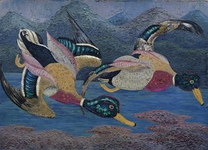 Kacsák (olaj, vászon) alkotó: Cedric Morris