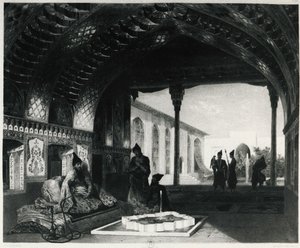 A tükörcsarnok a jereváni Sardar palotában, Celestin Francois Nanteuil (1813-1873), Örményország
