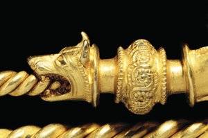 Nagyon fontos La Tene harcos fibula, részlet alkotó: Celtic